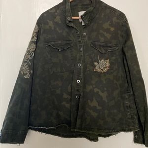 Vintage camp jean jacket